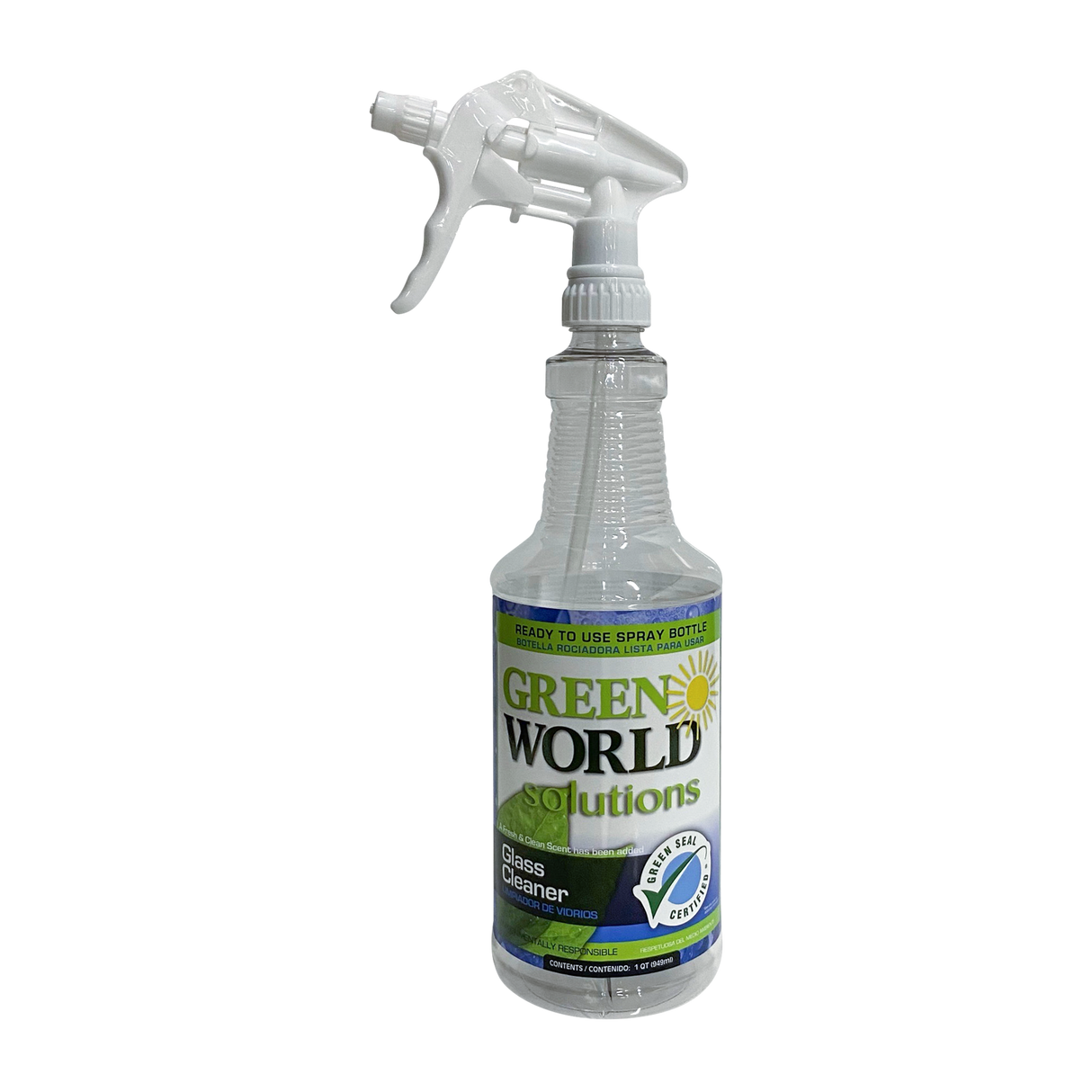 Glass Cleaner (Green Seal): Spray Bottle